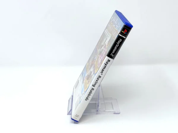 Lateral de la caja de Rayman: Raving Rabbids (ESP) para PlayStation 2