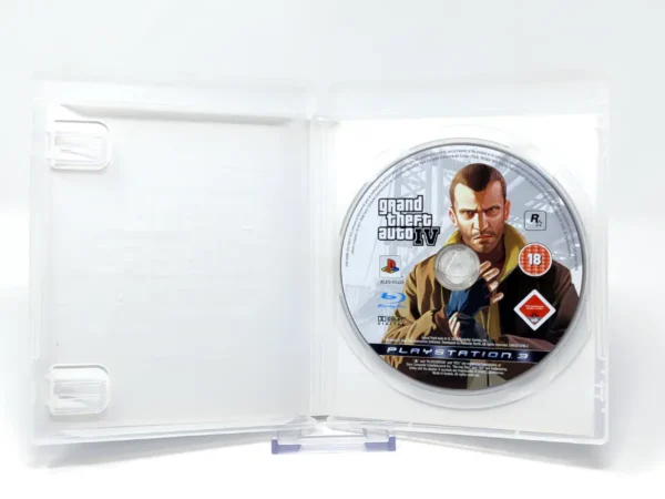 Interior del juego Grand Theft Auto IV (ESP) (Rebajado) para PlayStation 3 con disco y manual