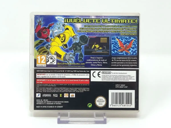Parte trasera de Ben 10: Ultimate Alien - Cosmic Destruction (ESP) (Rebajado) para Nintendo DS, edición PAL España