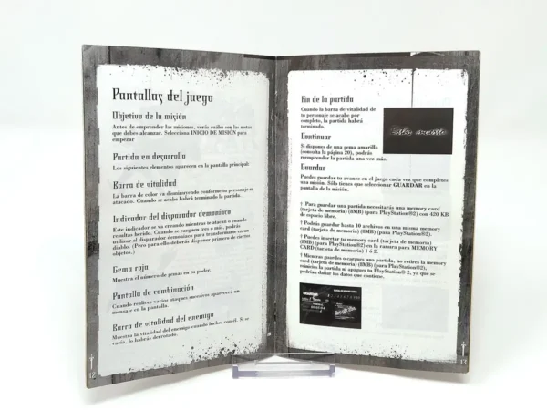 Devil May Cry (ESP) (Manual) para PlayStation 2, edición PAL España, de segunda mano