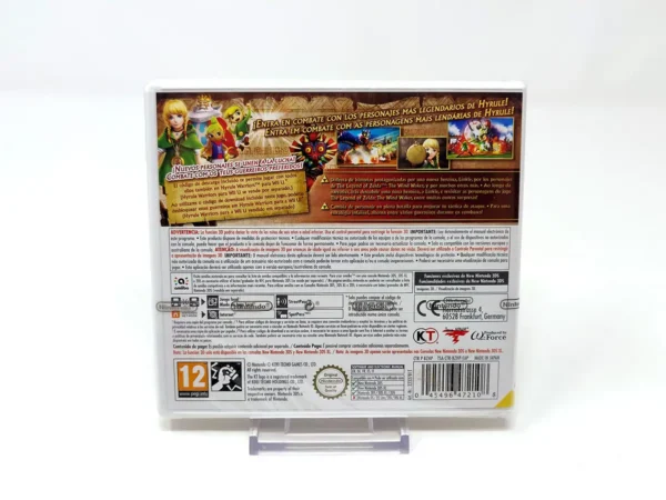 Parte trasera de Hyrule Warriors: Legends (ESP) (Precintado) para Nintendo 3DS, edición PAL España