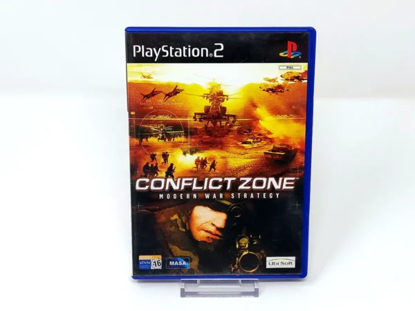 Portada de Conflict Zone: Modern War Strategy (ESP) para PlayStation 2, edición PAL España, de segunda mano
