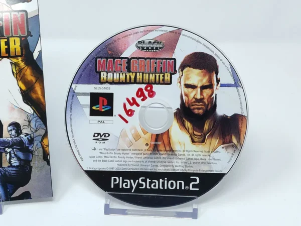 Interior del juego Mace Griffin: Bounty Hunter (ESP) (Rebajado) para PlayStation 2 con disco y manual