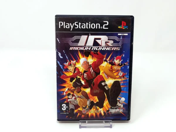 Portada de Iridium Runners (UK) (Rebajado) para PlayStation 2, edición PAL UK, de segunda mano