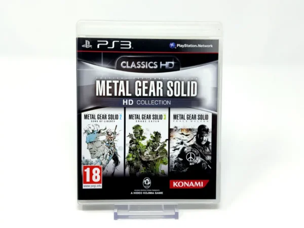 Portada de Metal Gear Solid: HD Collection (ESP) para PlayStation 3, edición PAL España, de segunda mano