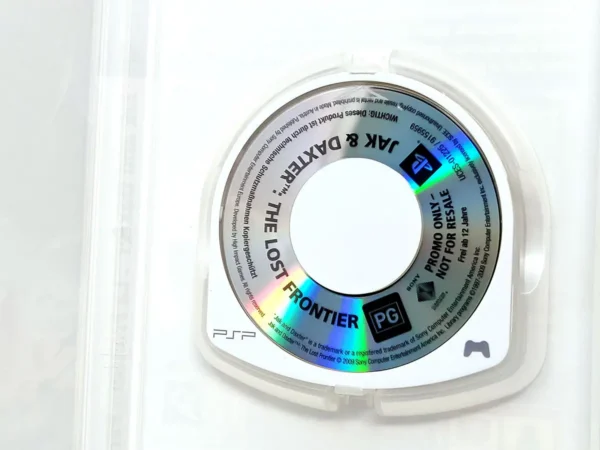 Lateral de la caja de Jak and Daxter: La Frontera Perdida (ESP) (Promo) para PSP