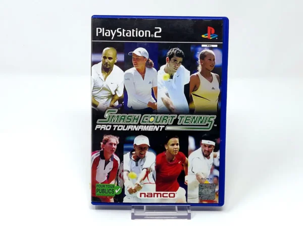 Portada de Smash Court Tennis: Pro Tournament (FRA) para PlayStation 2, edición PAL Francia, de segunda mano