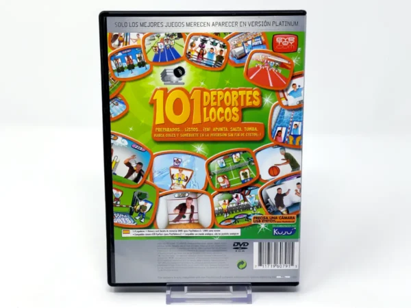 Parte trasera de EyeToy: Play Sports (ESP) (Platinum) (Rebajado) para PlayStation 2, edición PAL España