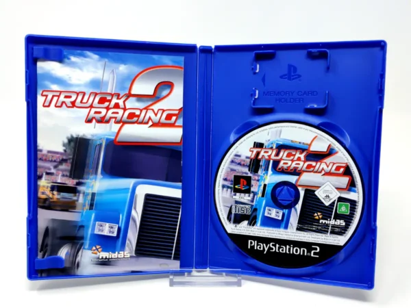 Interior del juego Truck Racing 2 (ESP) para PlayStation 2 con disco y manual