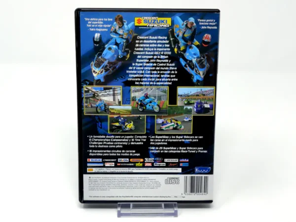 Parte trasera de Crescent Suzuki Racing (ESP) (Rebajado) para PlayStation 2, edición PAL España
