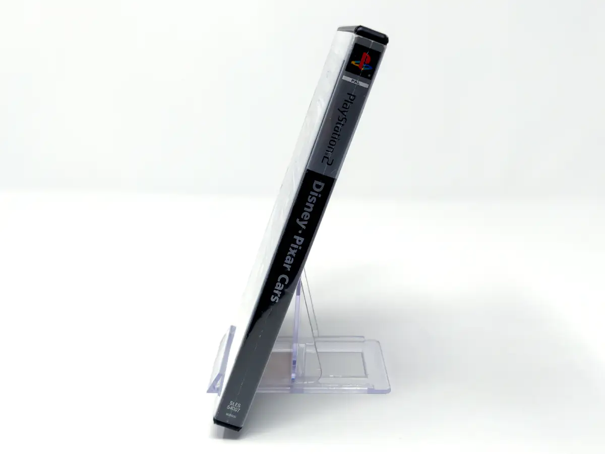 Lateral de la caja de Disney/Pixar Cars (ESP) (Platinum) (Rebajado) para PlayStation 2