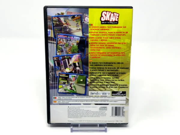 Parte trasera de Skate Attack (ESP) (Rebajado) para PlayStation 2, edición PAL España