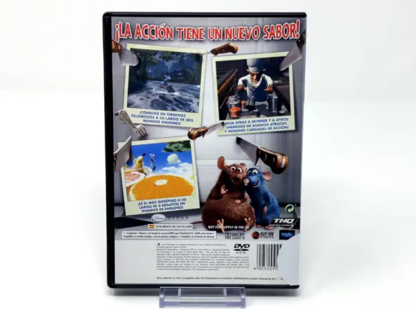 Parte trasera de Disney/Pixar Ratatouille (ESP) (Rebajado) para PlayStation 2, edición PAL España