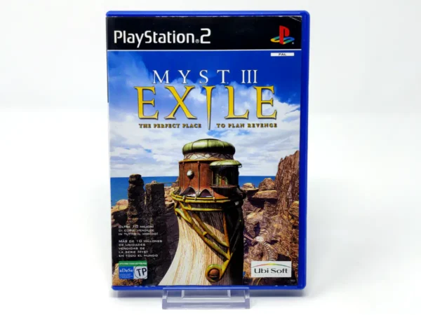 Portada de Myst III: Exile (ESP) (Rebajado) para PlayStation 2, edición PAL España, de segunda mano