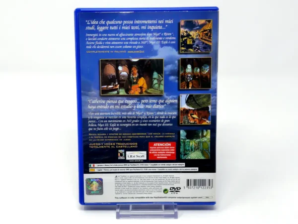 Parte trasera de Myst III: Exile (ESP) (Rebajado) para PlayStation 2, edición PAL España