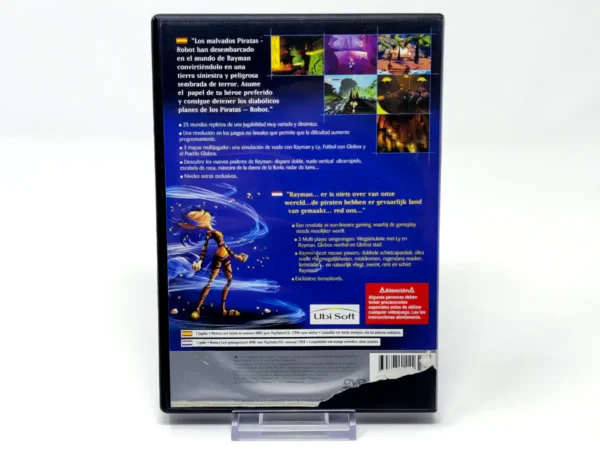 Parte trasera de Rayman Revolution (ESP) (Platinum) (Rebajado) para PlayStation 2, edición PAL España