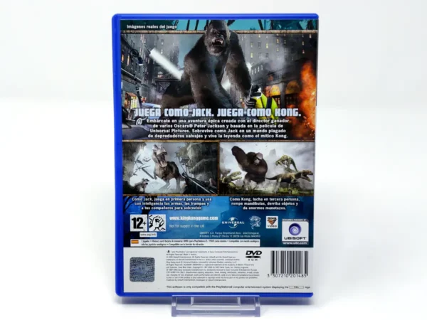 Parte trasera de Peter Jackson's King Kong: The Official Game of the Movie (ESP) (Rebajado) para PlayStation 2, edición PAL España
