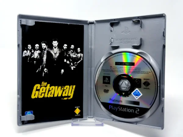 Interior del juego The Getaway (ESP) (Platinum) (Con Mapa) para PlayStation 2 con disco y manual