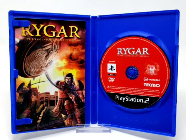 Interior del juego Rygar: The Legendary Adventure (ESP) (Rebajado) para PlayStation 2 con disco y manual