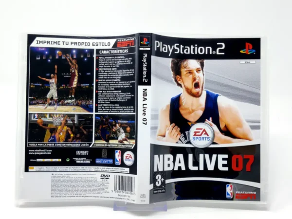 NBA Live 07 (ESP) (Carátula) para PlayStation 2, edición PAL España, de segunda mano