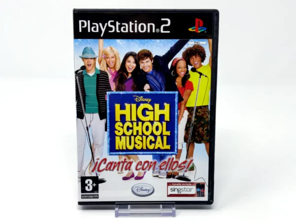 Portada de Disney High School Musical: Canta con Ellos (ESP) (Rebajado) para PlayStation 2, edición PAL España, de segunda mano