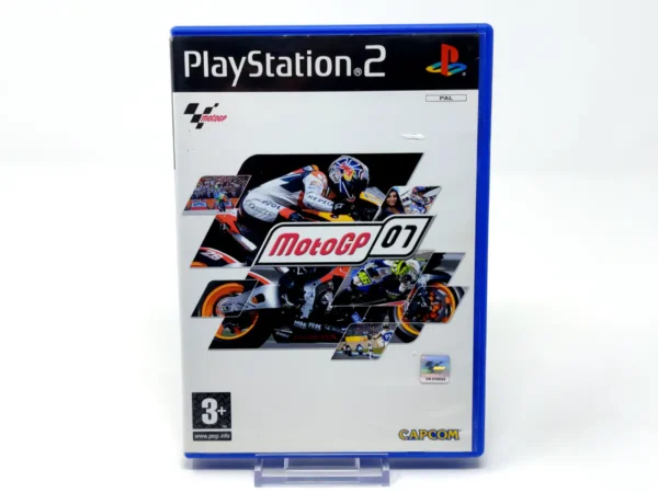 Portada de MotoGP 07 (ESP) (Rebajado) para PlayStation 2, edición PAL España, de segunda mano