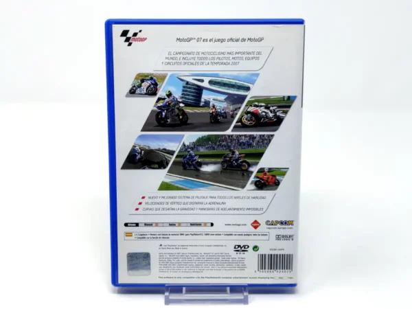 Parte trasera de MotoGP 07 (ESP) (Rebajado) para PlayStation 2, edición PAL España