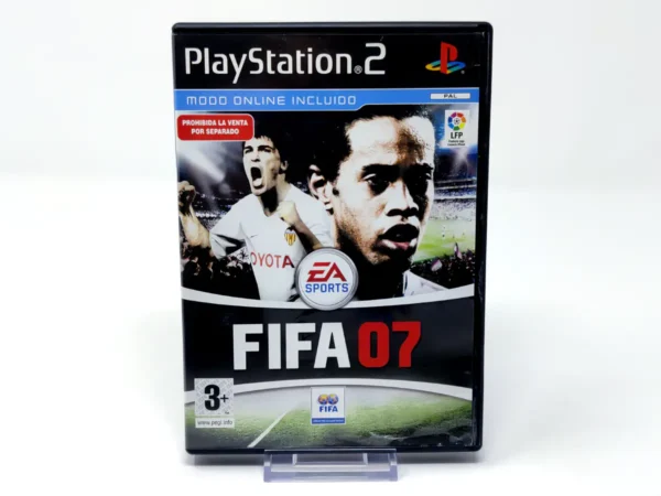 Portada de FIFA 07 (ESP) (v1) para PlayStation 2, edición PAL España, de segunda mano