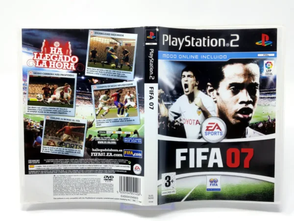 FIFA 07 (ESP) (v2) (Carátula) para PlayStation 2, edición PAL España, de segunda mano