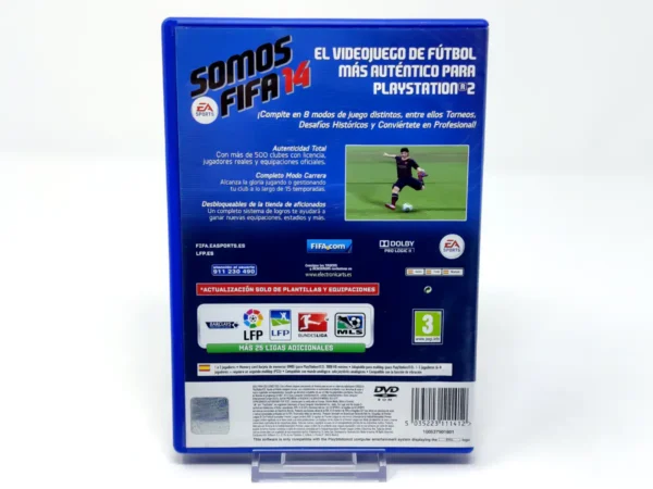 Parte trasera de FIFA 14 (Legacy Edition) (ESP) para PlayStation 2, edición PAL España