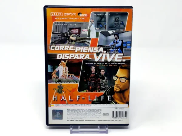 Parte trasera de Half-Life (ESP) (Rebajado) para PlayStation 2, edición PAL España