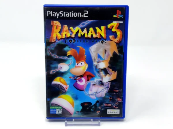 Portada de Rayman 3: Hoodlum Havoc (Holográfica) (ESP) para PlayStation 2, edición PAL España, de segunda mano