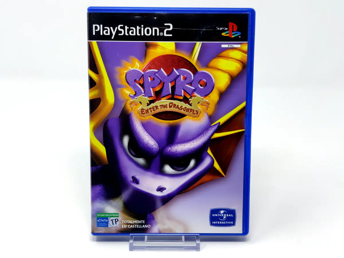 Portada de Spyro: Enter the Dragonfly (ESP) para PlayStation 2, edición PAL España, de segunda mano