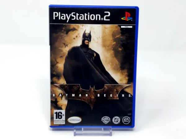 Portada de Batman Begins (ESP) para PlayStation 2, edición PAL España, de segunda mano