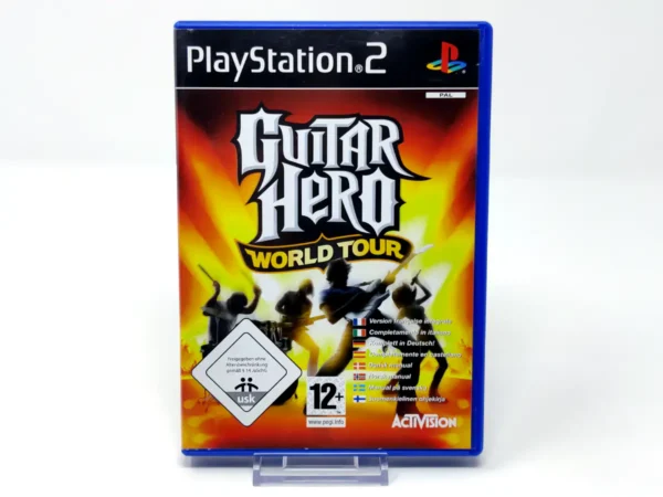 Portada de Guitar Hero World Tour (ESP) para PlayStation 2, edición PAL España, de segunda mano