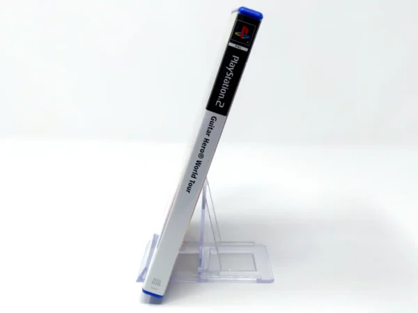 Lateral de la caja de Guitar Hero World Tour (ESP) para PlayStation 2