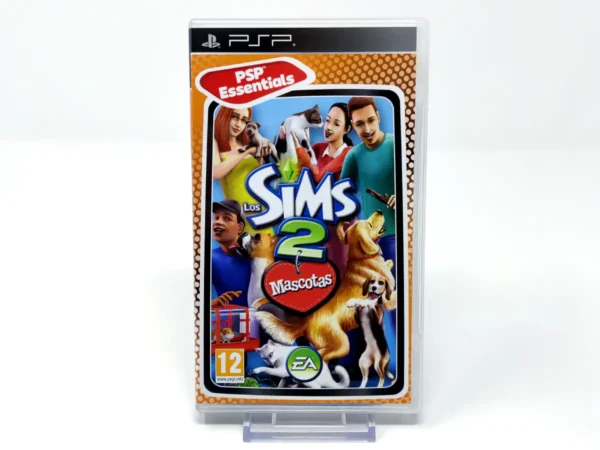 Portada de Los Sims 2: Mascotas (ESP) (Essentials) para PSP, edición PAL España, de segunda mano