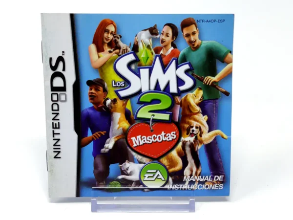 Los Sims 2: Mascotas (ESP) (Manual) para Nintendo DS, edición PAL España, de segunda mano