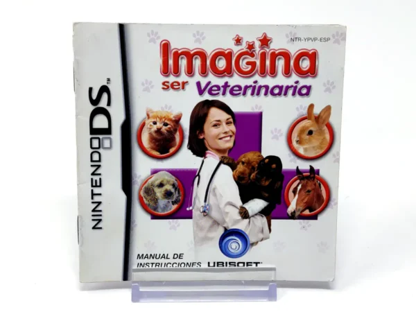 Imagina: Ser Veterinaria (ESP) (Manual) para Nintendo DS, edición PAL España, de segunda mano