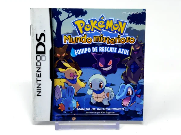 Pokémon Mundo misterioso: Equipo de Rescate Azul (ESP) (Manual) para Nintendo DS, edición PAL España, de segunda mano