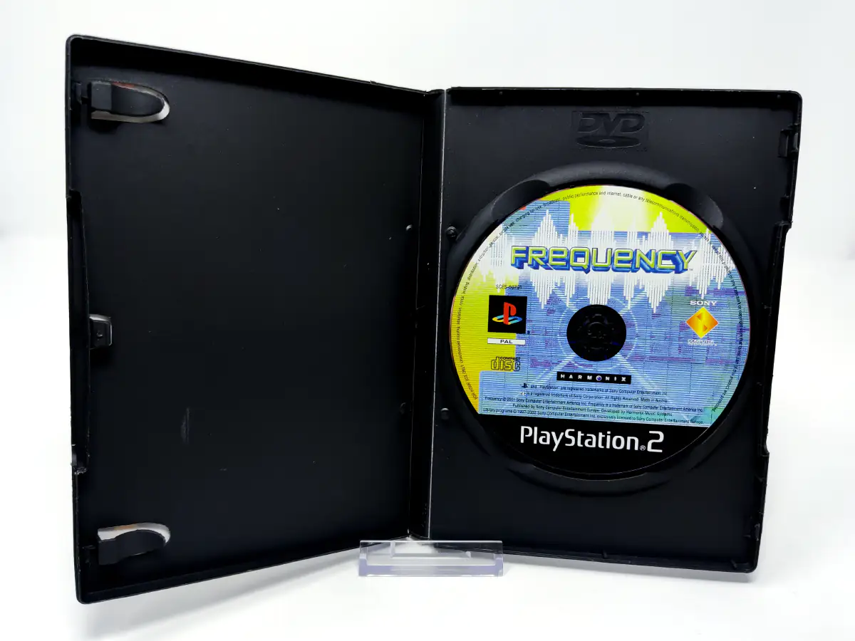 Interior del juego Frequency (FRA) (Rebajado) para PlayStation 2 con disco y manual