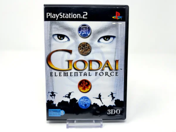 Portada de GoDai: Elemental Force (FRA) (Rebajado) para PlayStation 2, edición PAL Francia, de segunda mano