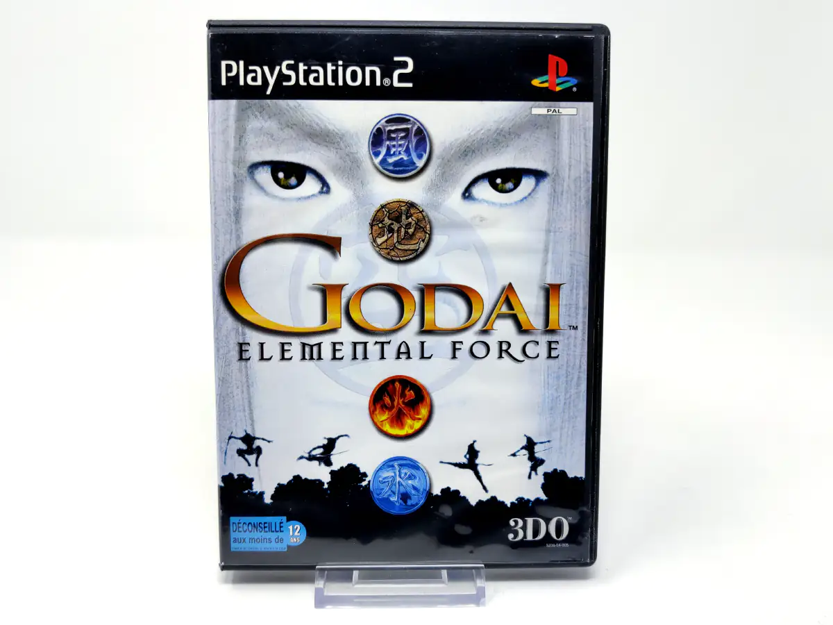 Portada de GoDai: Elemental Force (FRA) (Rebajado) para PlayStation 2, edición PAL Francia, de segunda mano