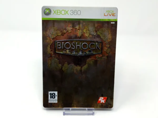 Portada de BioShock (ESP) (Steelbook) para XBOX 360, edición PAL España, de segunda mano