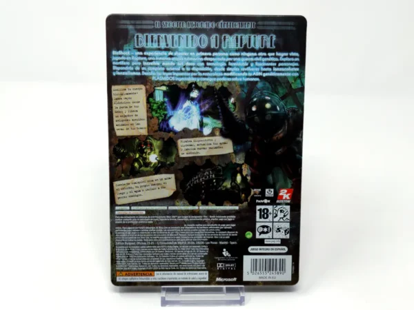 Parte trasera de BioShock (ESP) (Steelbook) para XBOX 360, edición PAL España
