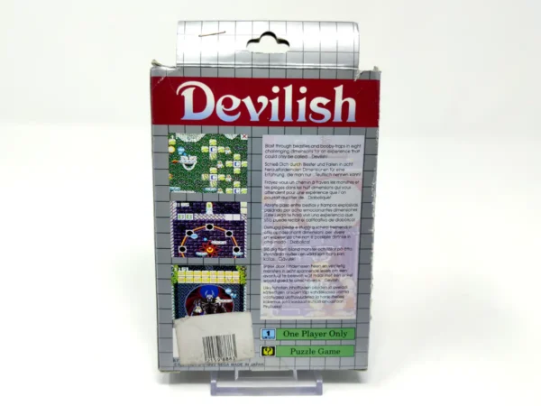 Parte trasera de Devilish (ESP) (Rebajado) para Sega Game Gear, edición PAL