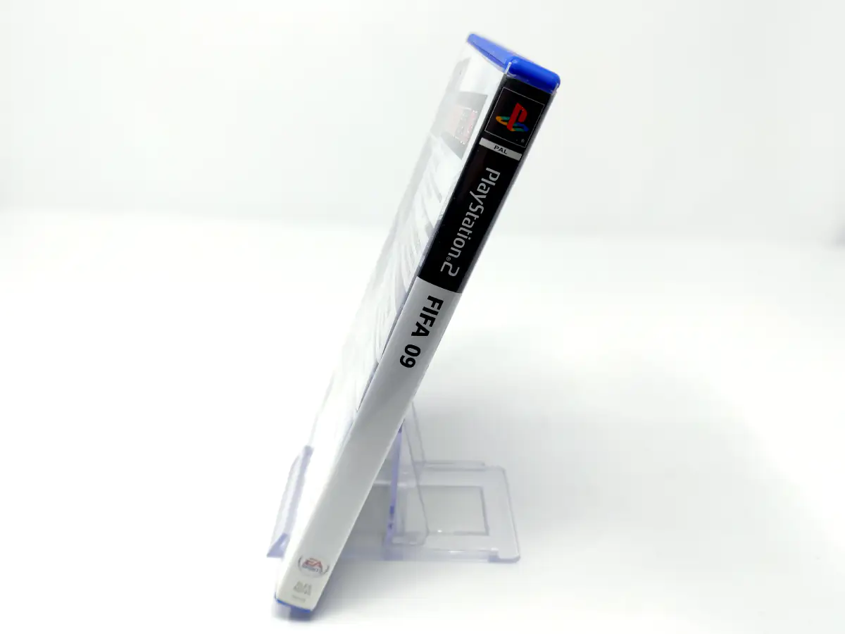 Lateral de la caja de FIFA 09 (ESP) para PlayStation 2