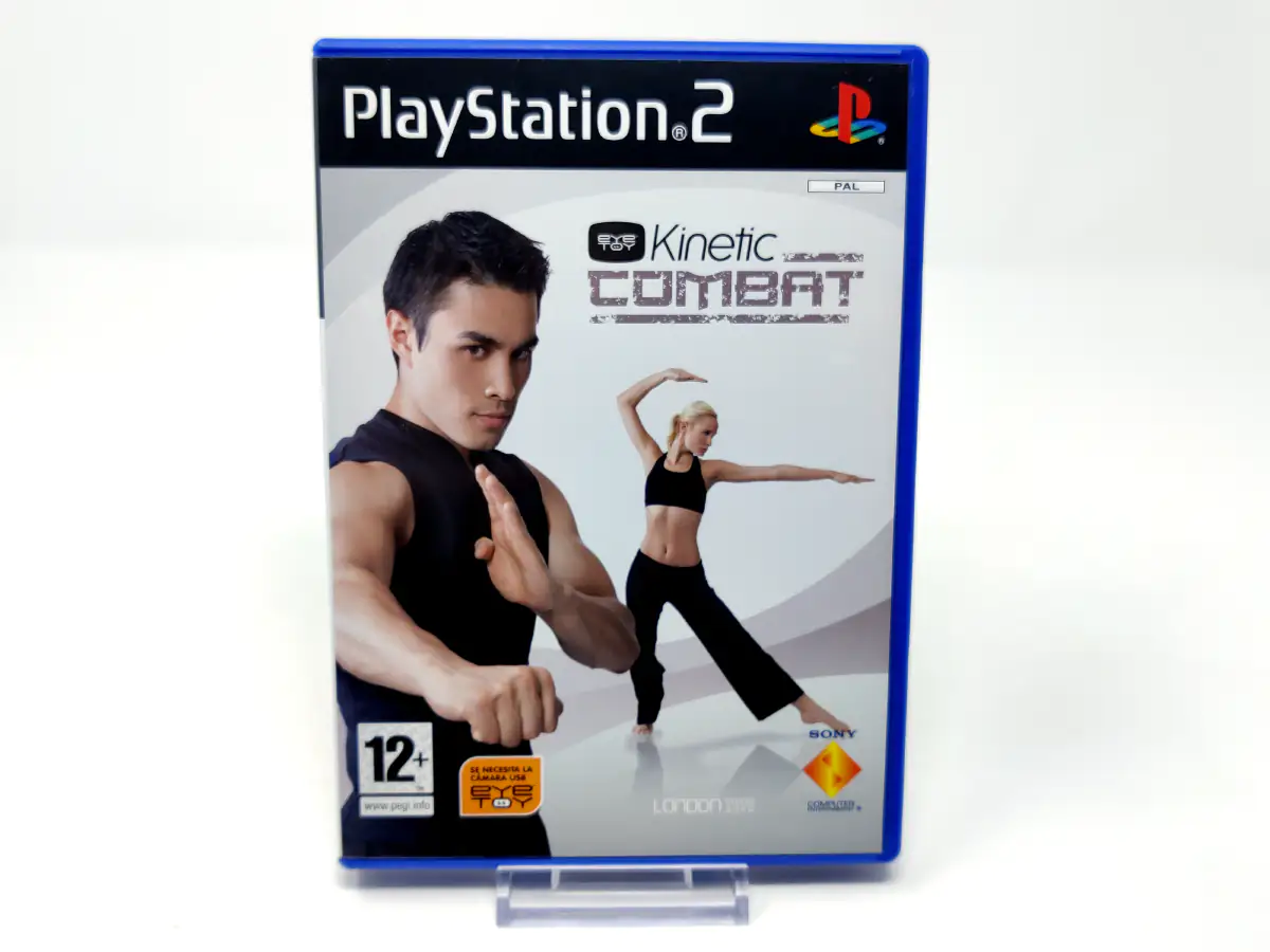 Portada de EyeToy: Kinetic Total Combat (ESP) (v1) para PlayStation 2, edición PAL España, de segunda mano