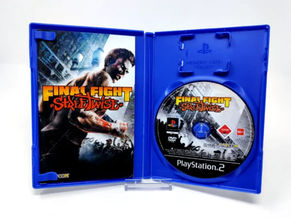 Interior del juego Final Fight: Streetwise (ESP) para PlayStation 2 con disco y manual