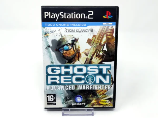 Portada de Tom Clancy's Ghost Recon: Advanced Warfighter (ESP) (Rebajado) para PlayStation 2, edición PAL España, de segunda mano
